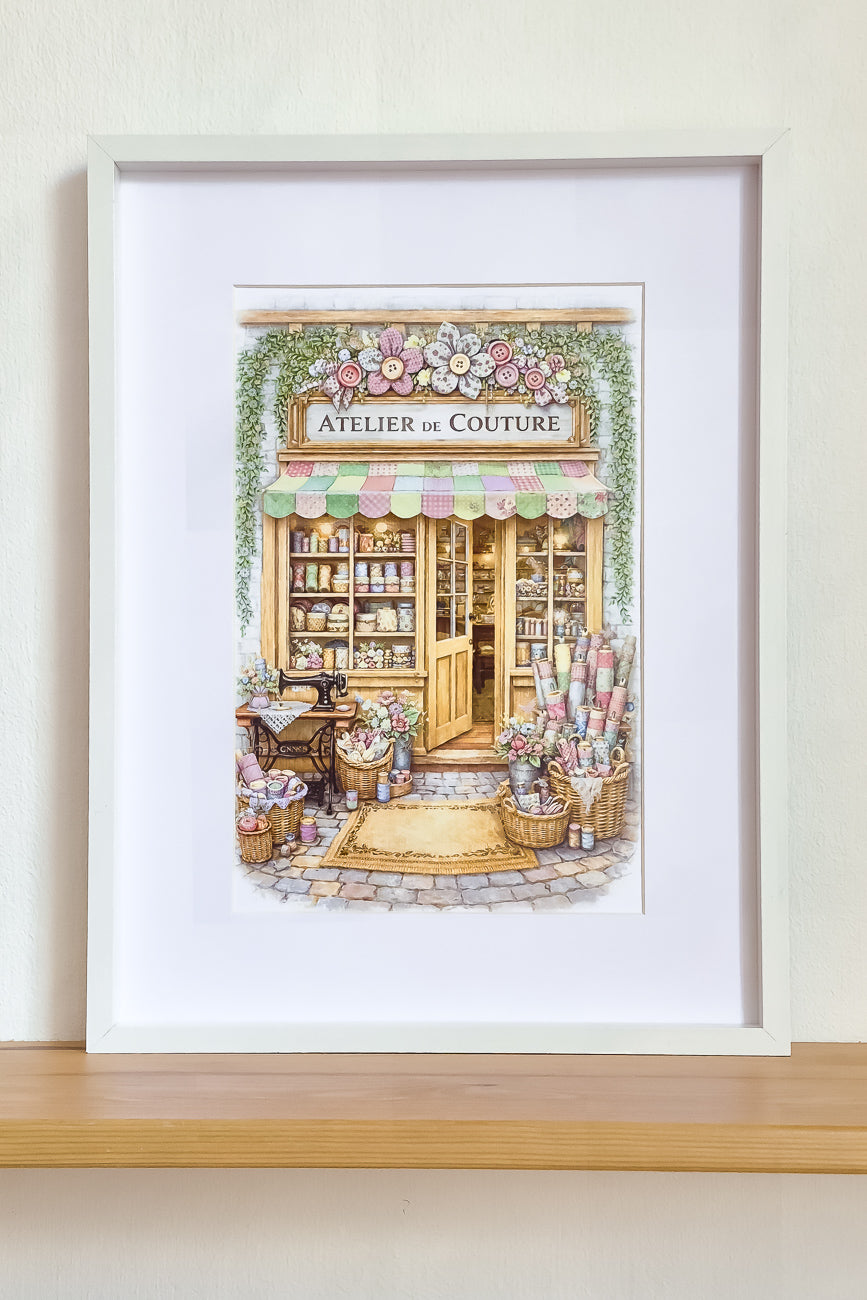 Affiche Atelier de couture - Format A4
