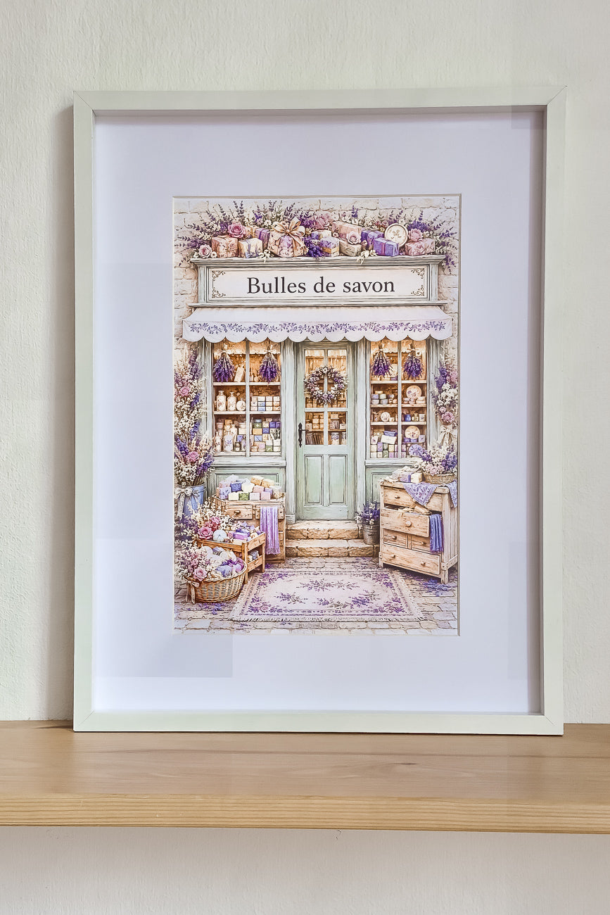 Affiche Bulles de savon - Format A4