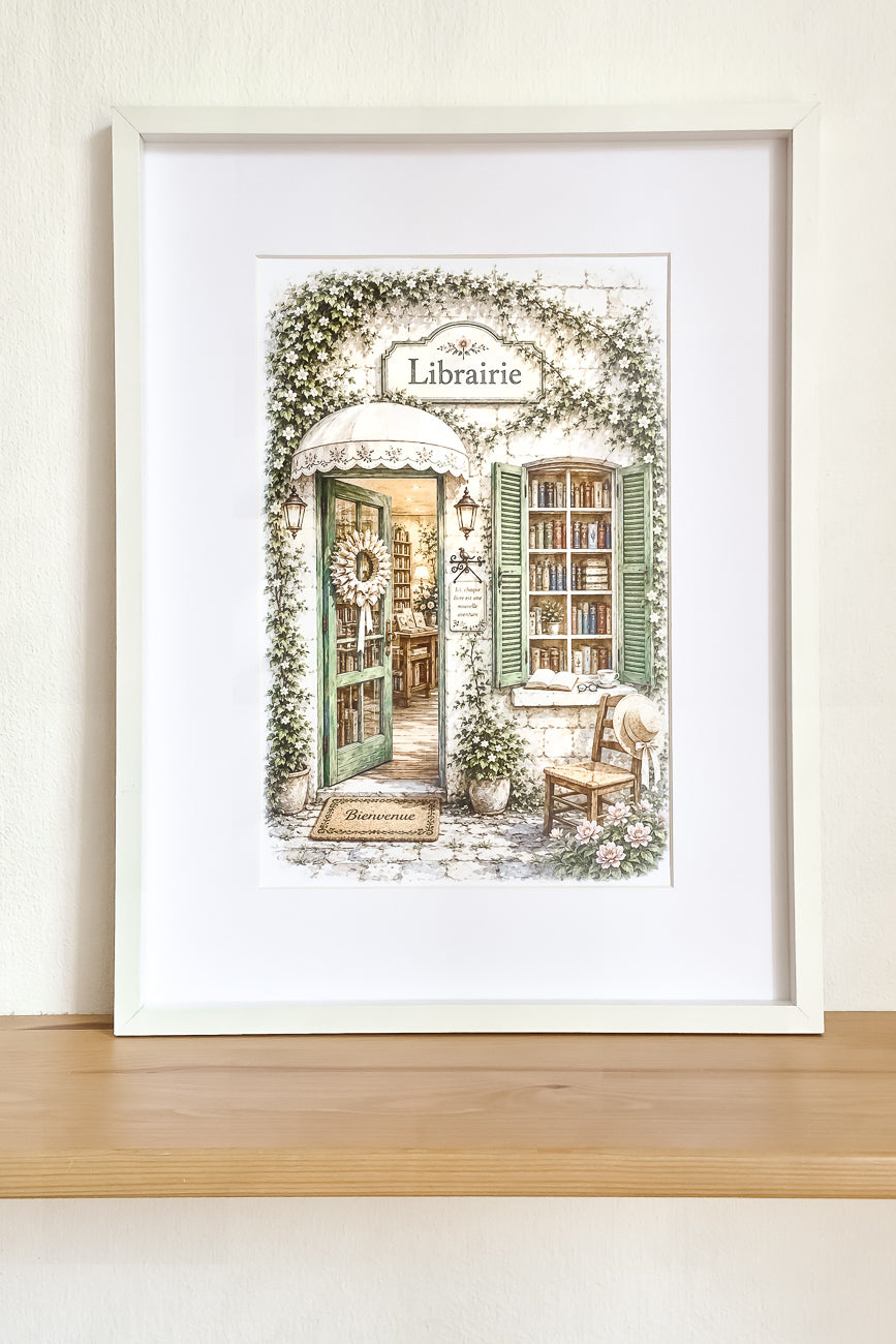 Affiche Librairie (mini-vitrine) Format A4
