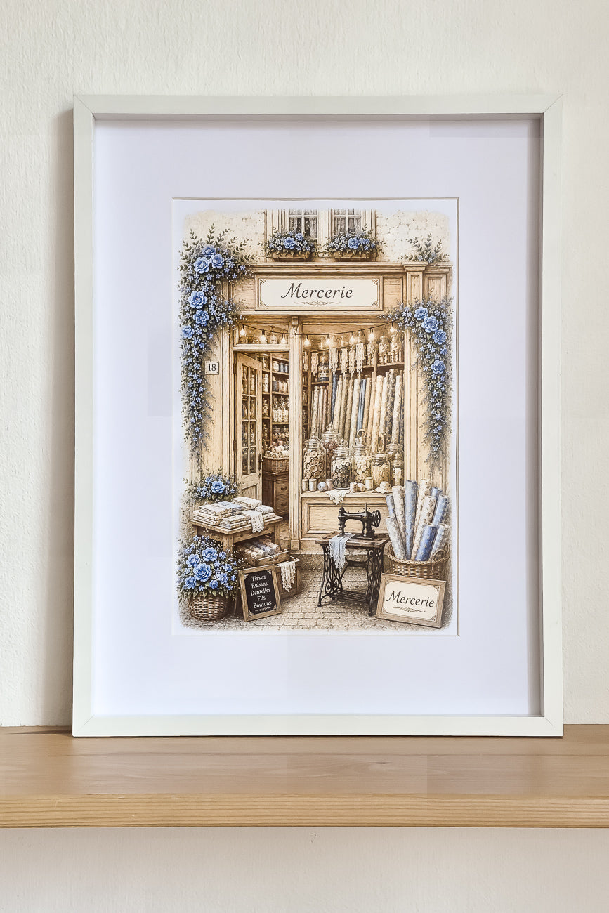 Affiche Mercerie 1 - Format A4