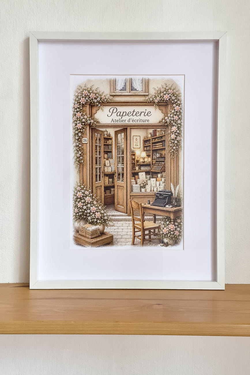 Affiche Papeterie - Atelier d'écriture - Format A4