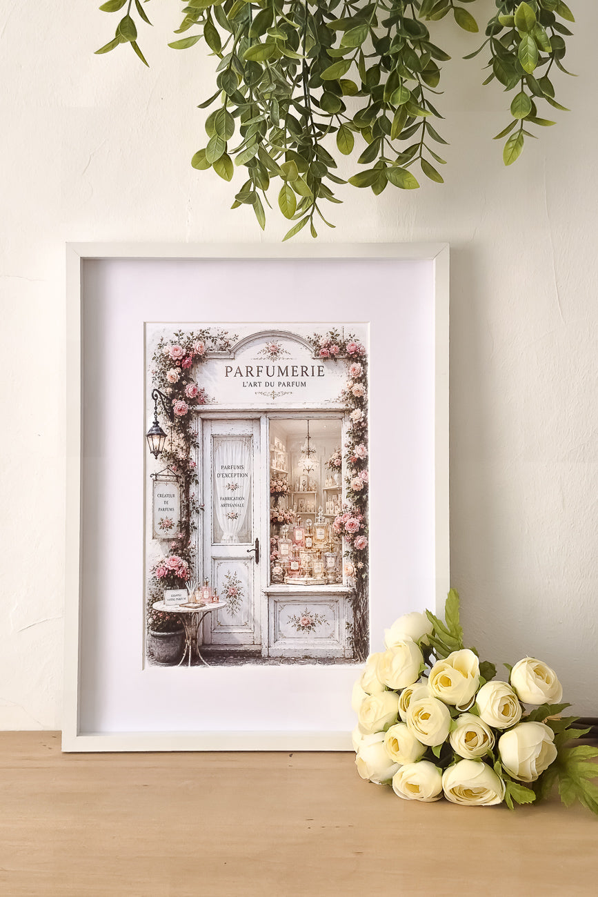Affiche Parfumerie des Roses - Format A4