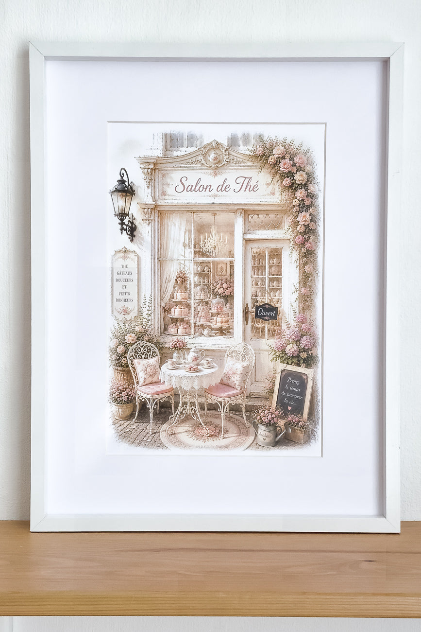 Affiche Salon de Thé 2 - Format A4