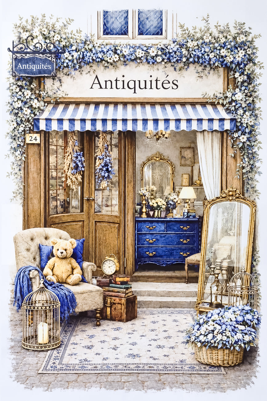 Affiche Antiquités 2 - Format A4