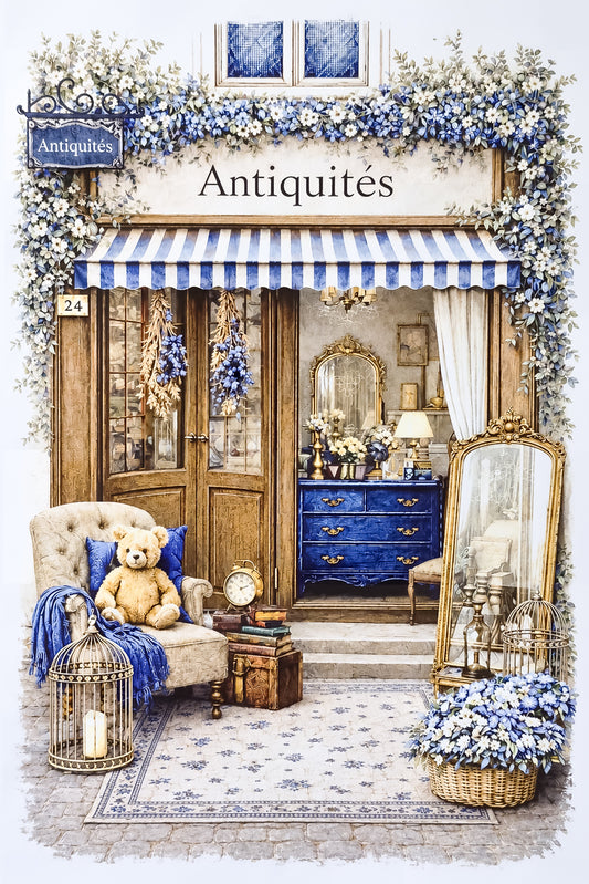 Affiche Antiquités 2 - Format A4