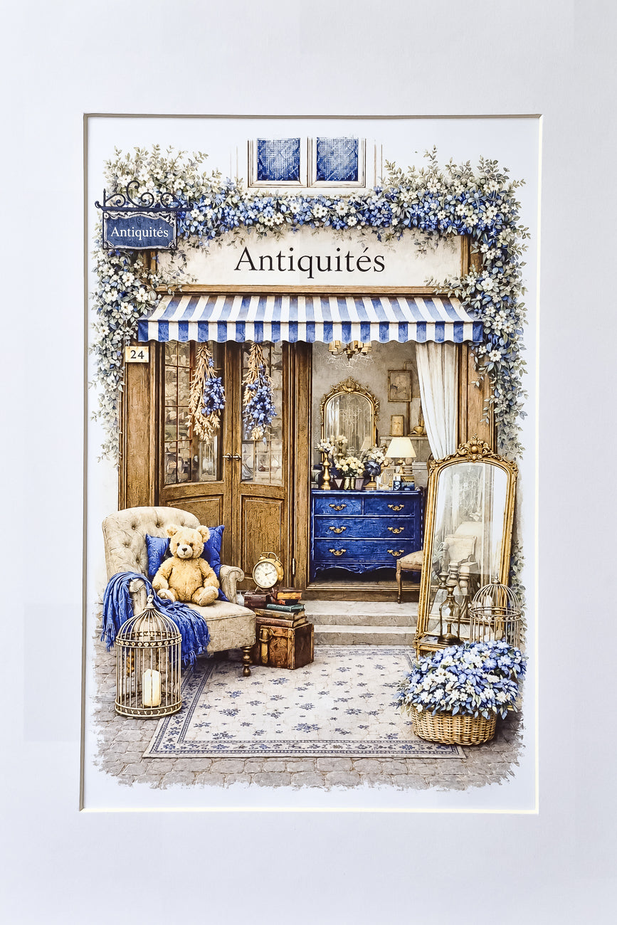 Affiche Antiquités 2 - Format A4