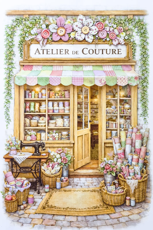 Affiche Atelier de couture - Format A4