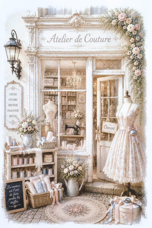 Affiche Atelier de Couture 2 - Format A4