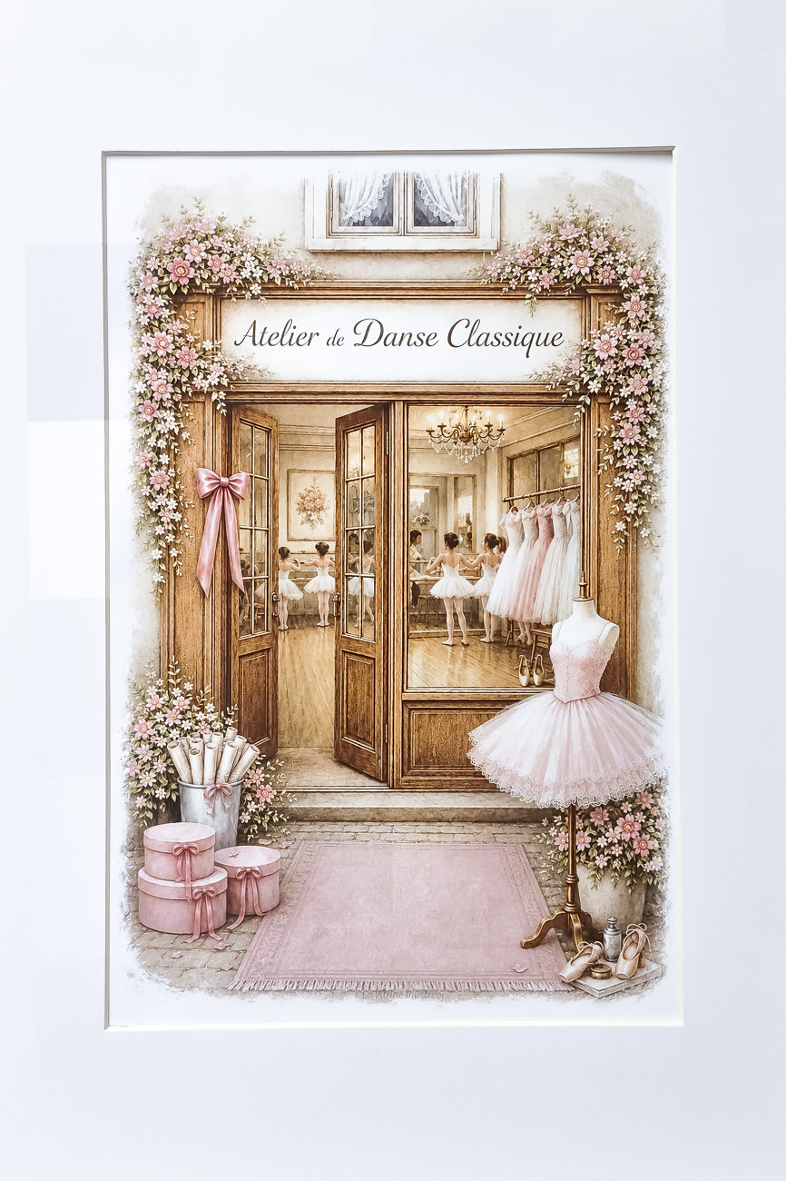Affiche Atelier de danse classique - Format A4