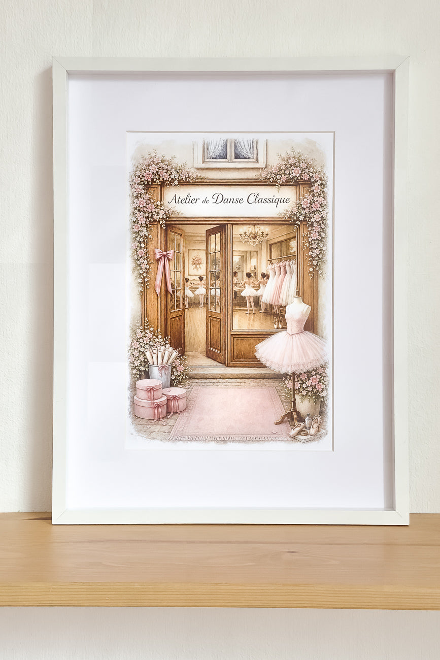 Affiche Atelier de danse classique - Format A4