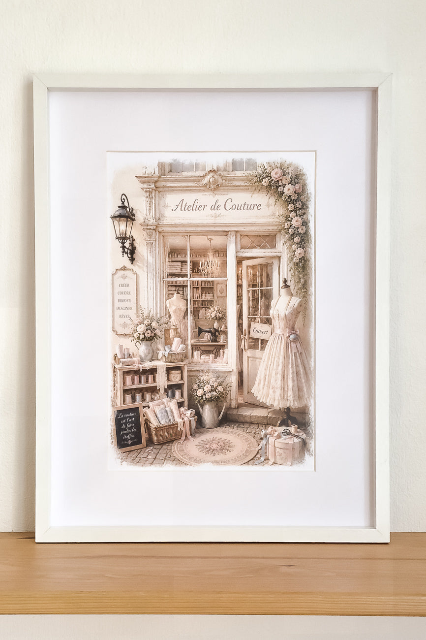 Affiche Atelier de Couture 2 - Format A4