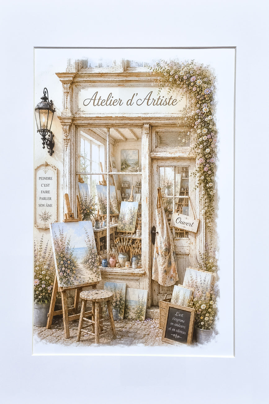 Affiche Atelier d'Artiste - Format A4
