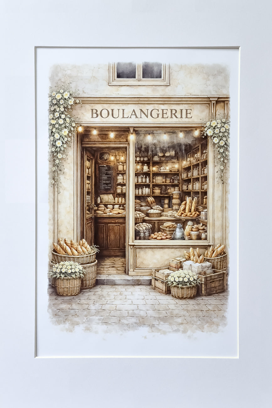 Affiche Boulangerie de ville - Format A4