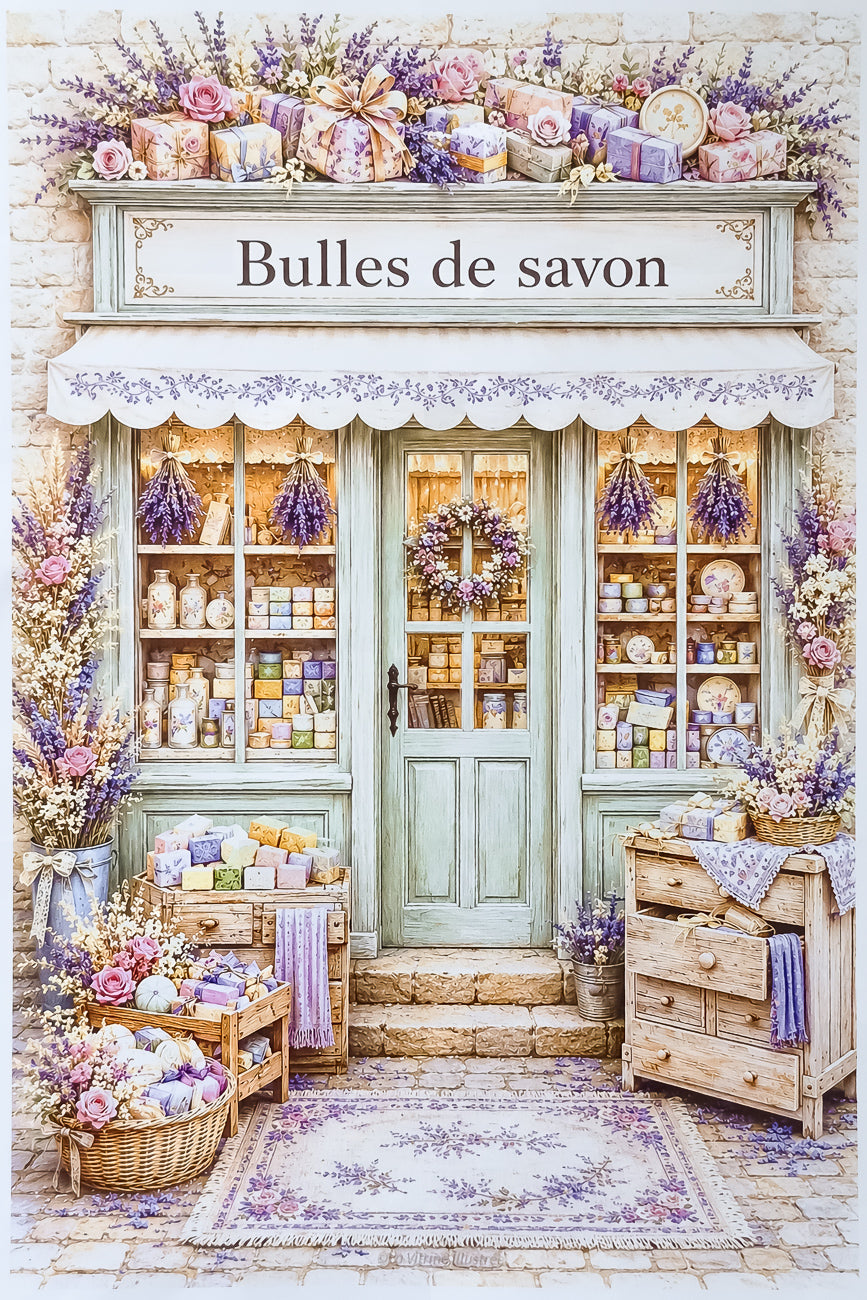 Affiche Bulles de savon - Format A4