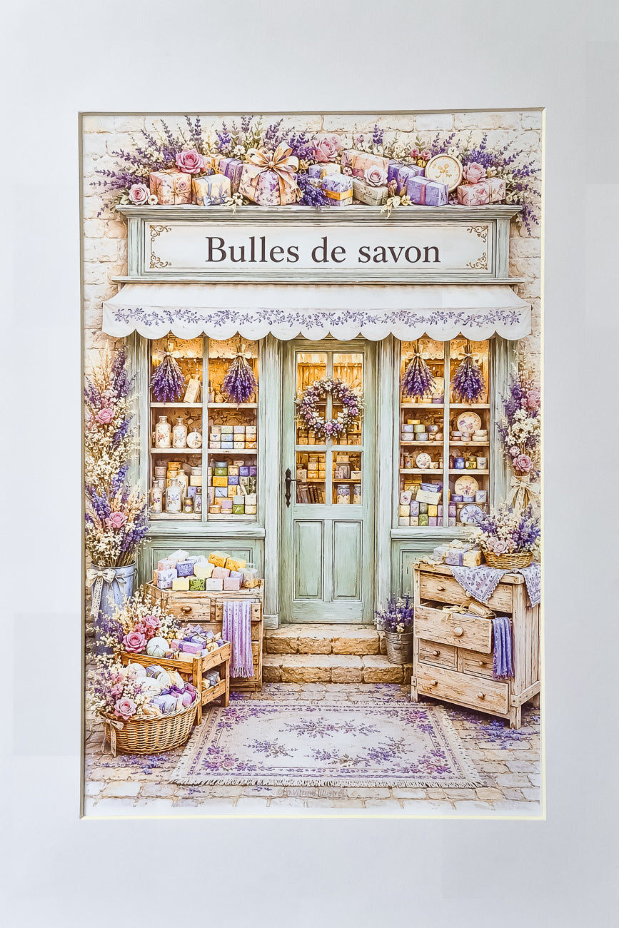 Affiche Bulles de savon - Format A4
