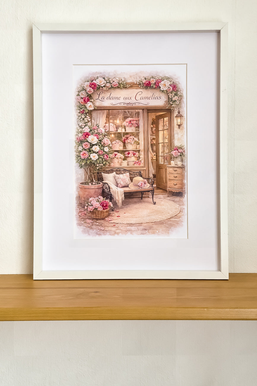 Affiche La dame aux camélias - Format A4