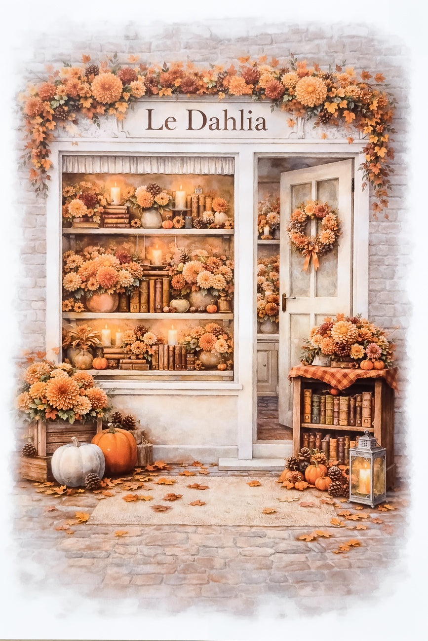 Affiche Le Dahlia - Format A4