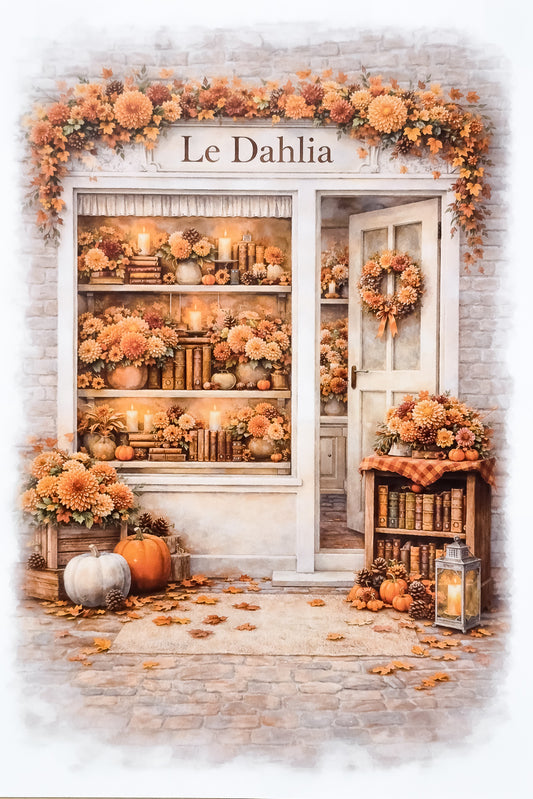 Affiche Le Dahlia - Format A4