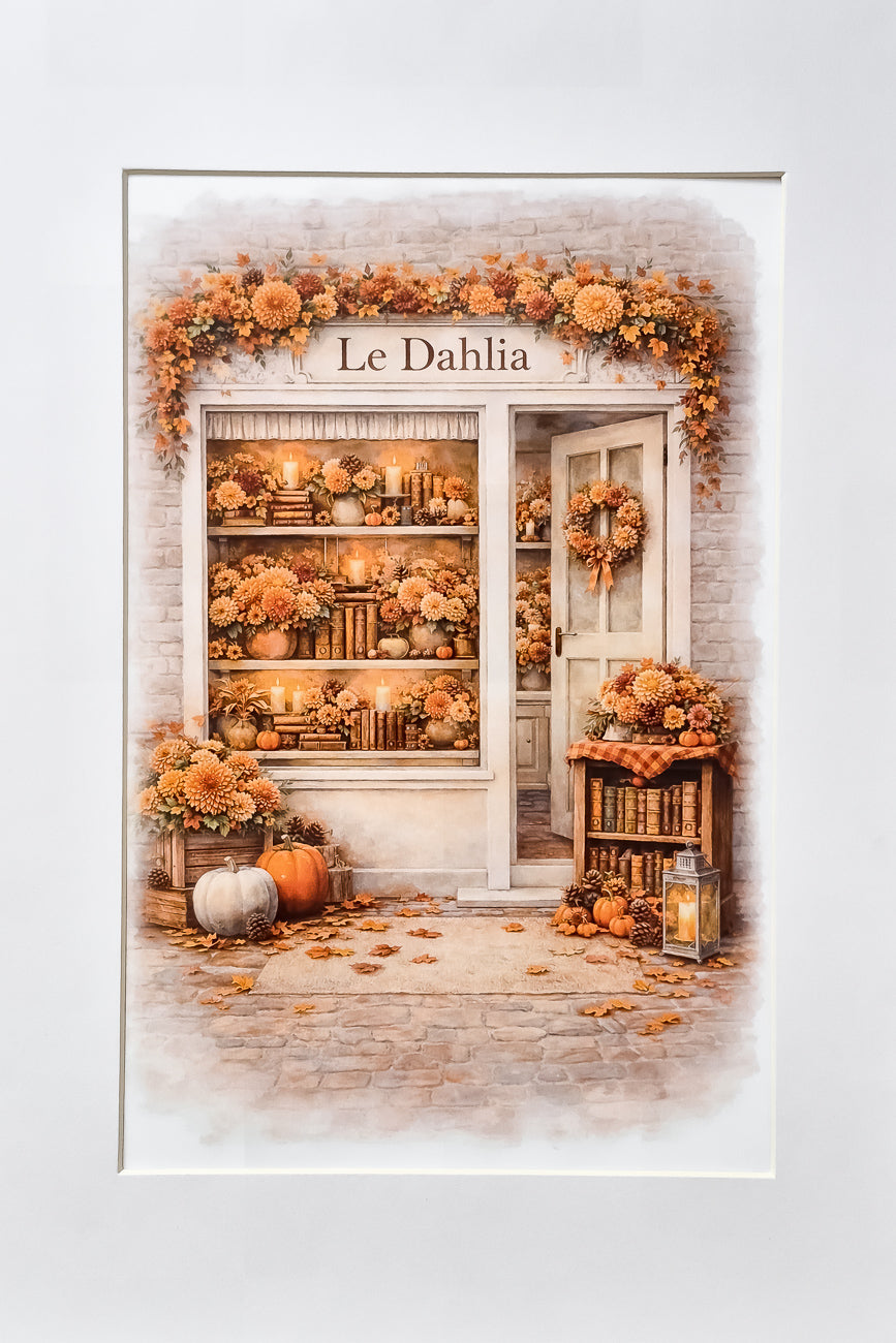 Affiche Le Dahlia - Format A4