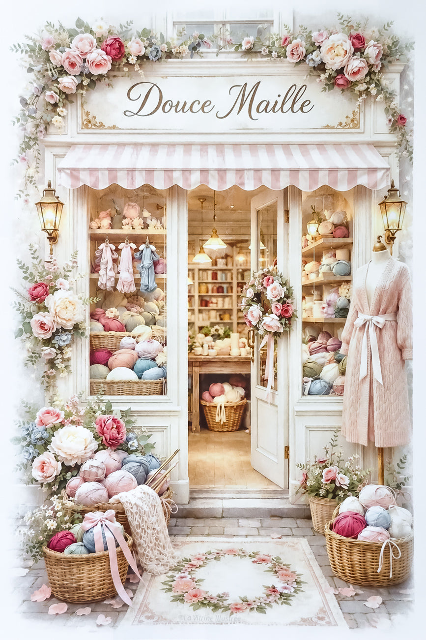 Affiche Douce Maille - Format A4