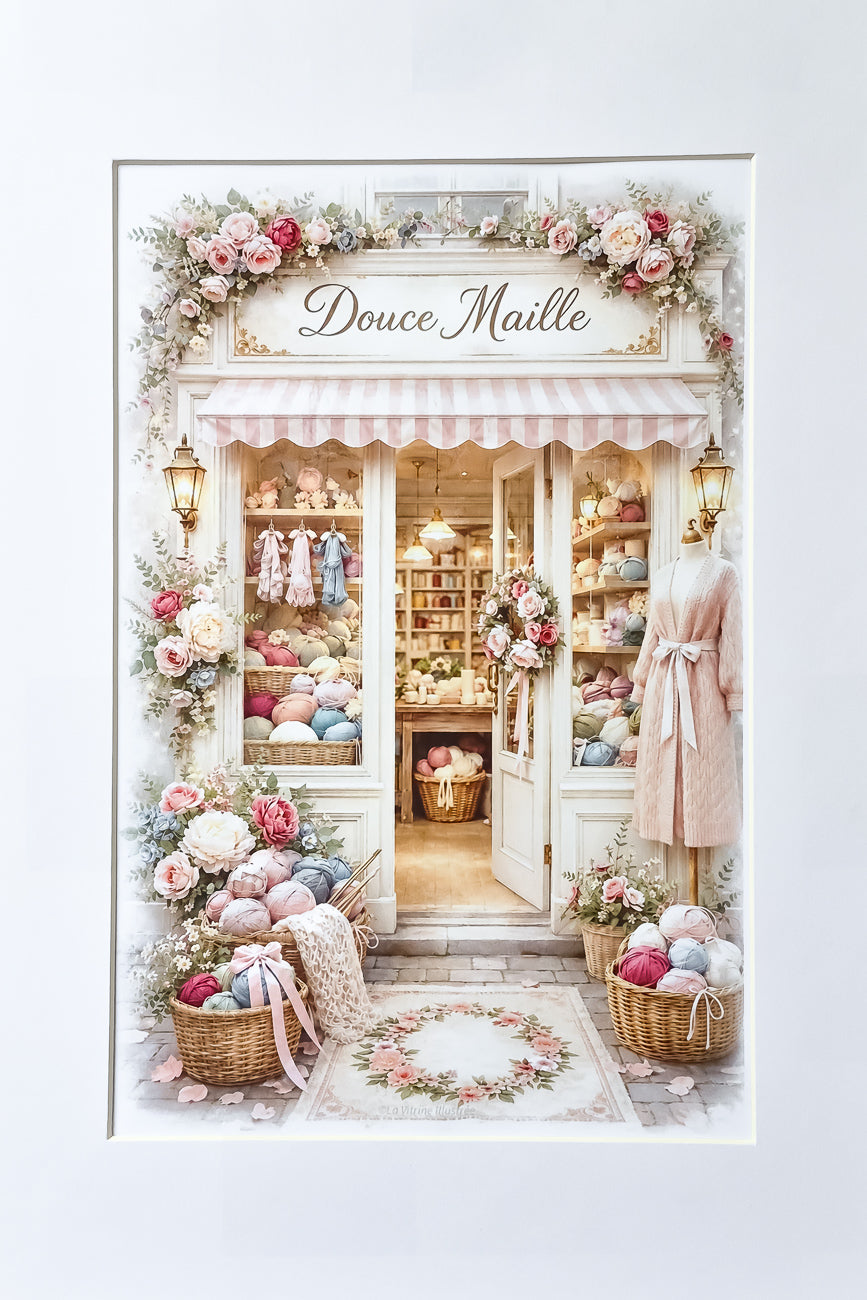 Affiche Douce Maille - Format A4