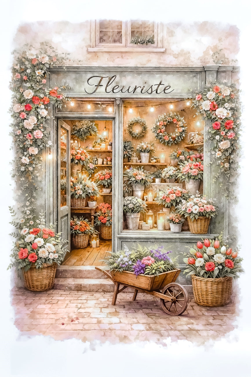 Affiche Fleuriste - Format A4