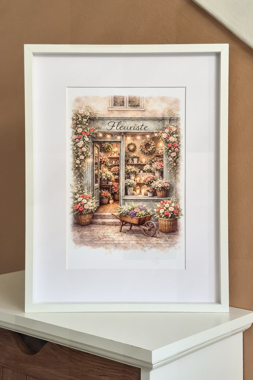 Affiche Fleuriste - Format A4