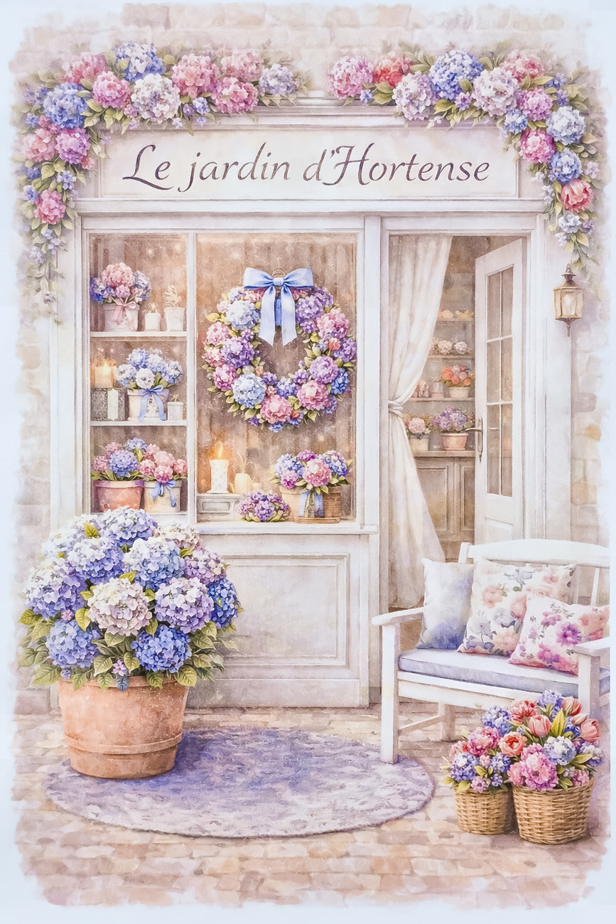 Affiche Le jardin d'Hortense - Format A4