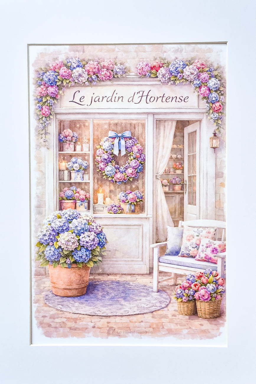 Affiche Le jardin d'Hortense - Format A4