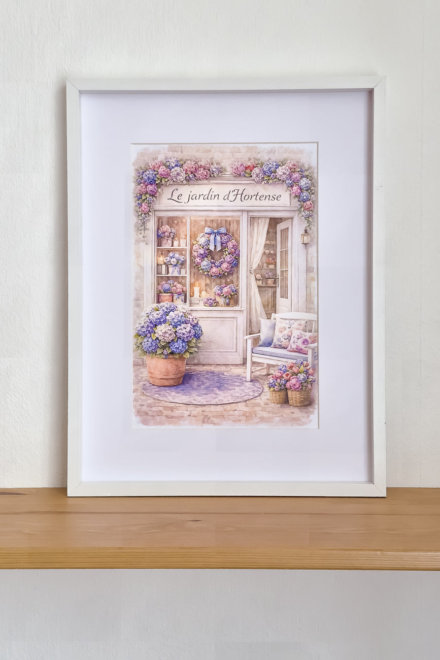 Affiche Le jardin d'Hortense - Format A4