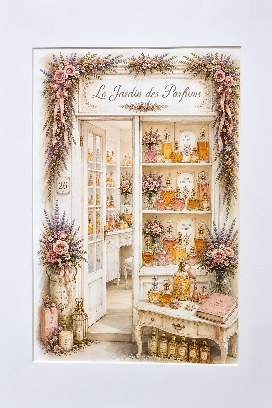 Affiche Le Jardin des Parfums - Format A4