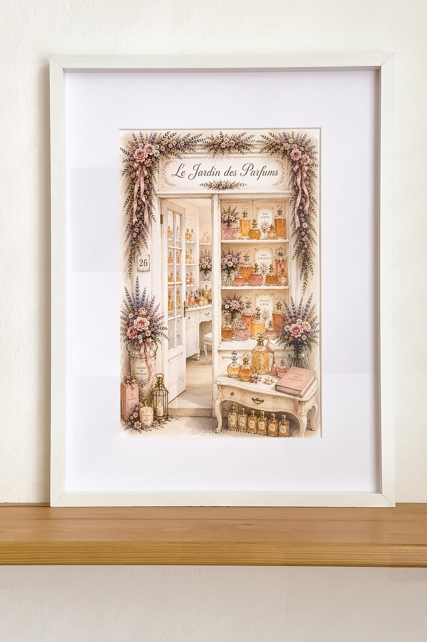 Affiche Le Jardin des Parfums - Format A4