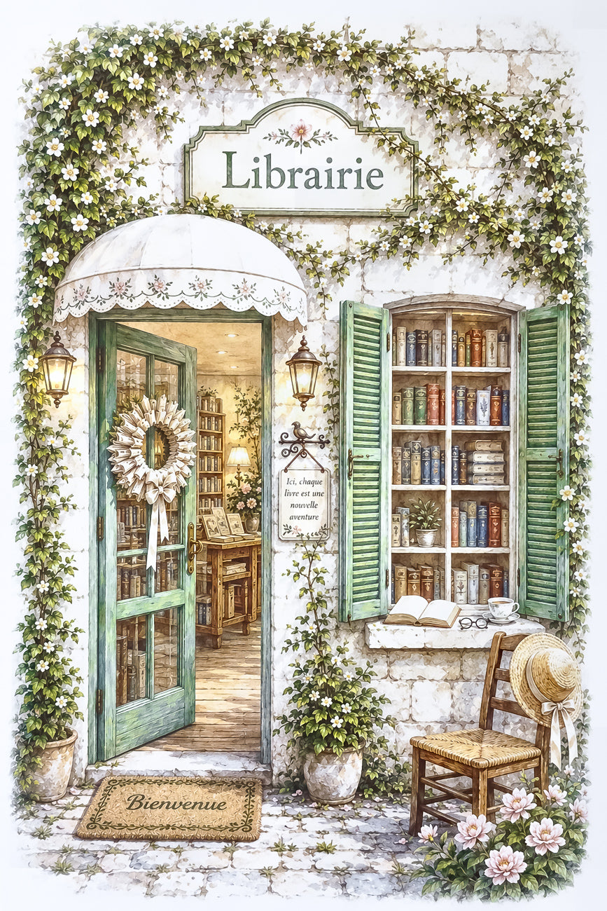 Affiche Librairie (mini-vitrine) Format A4