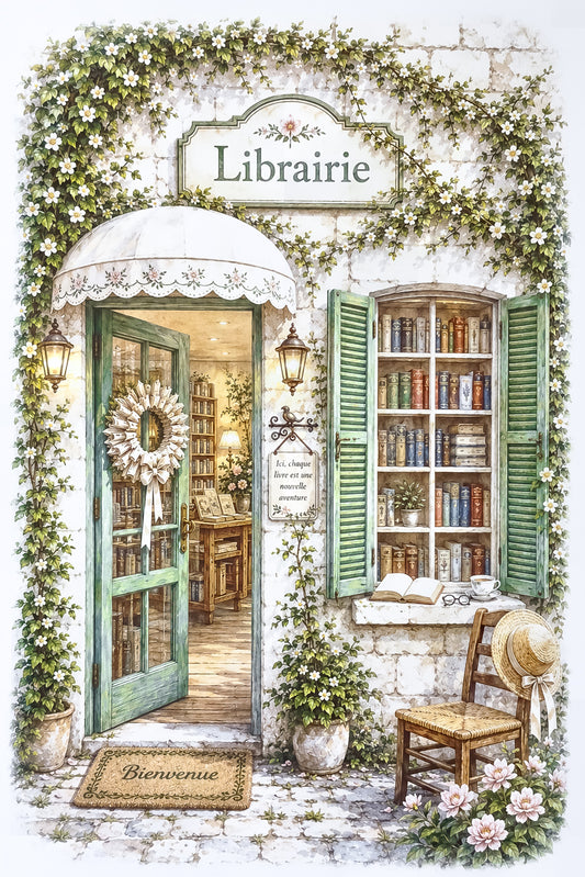 Affiche Librairie (mini-vitrine) Format A4