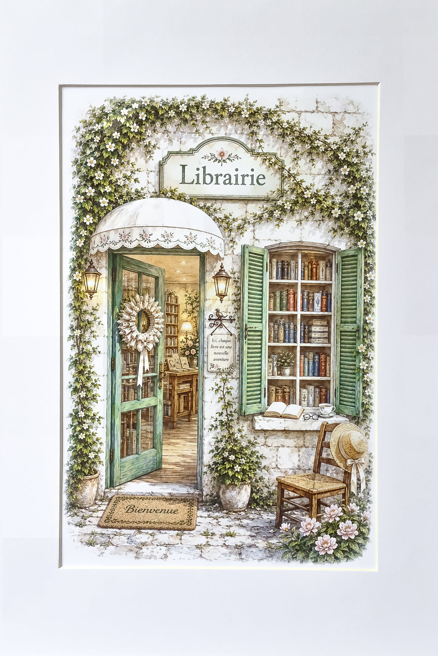 Affiche Librairie (mini-vitrine) Format A4