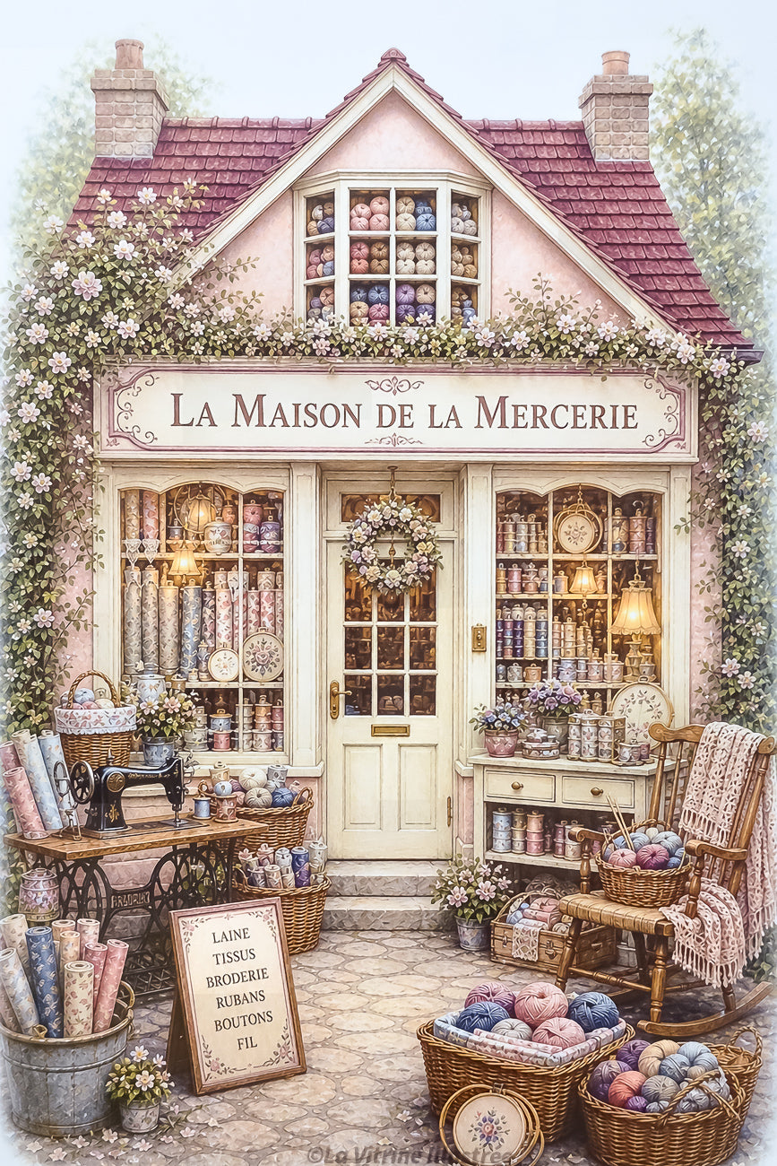 Affiche La Maison de la Mercerie - Format A4