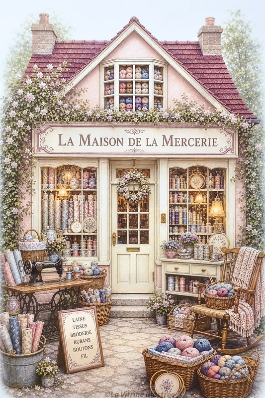 Affiche La Maison de la Mercerie - Format A4