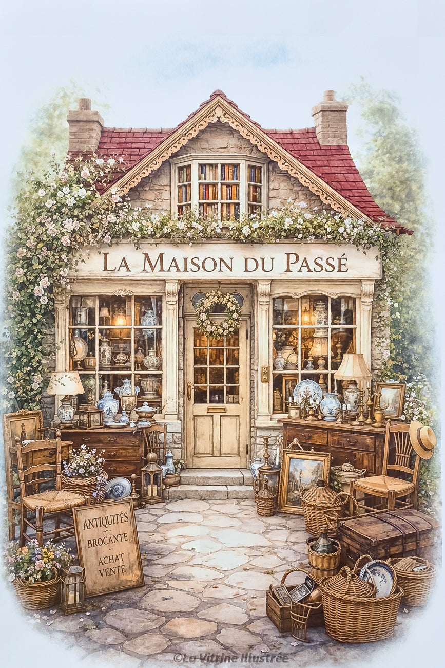 Affiche La Maison du Passé - Format A4
