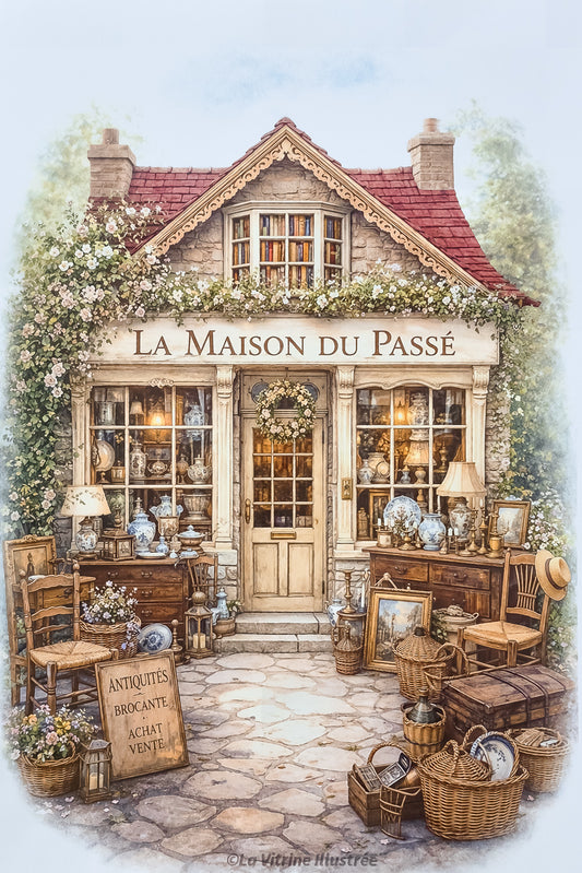 Affiche La Maison du Passé - Format A4