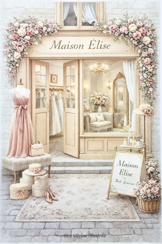 Affiche Maison Elise - Format A4