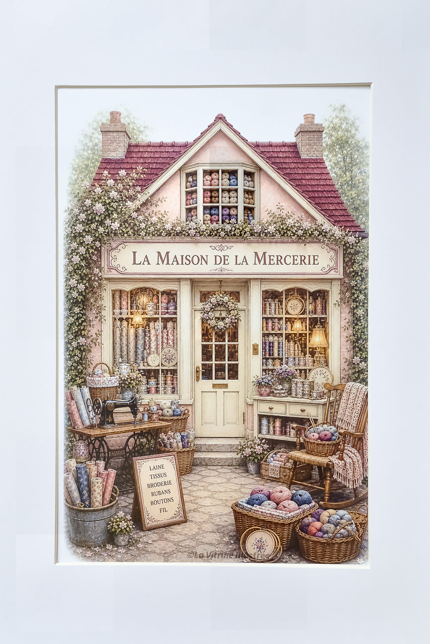 Affiche La Maison de la Mercerie - Format A4