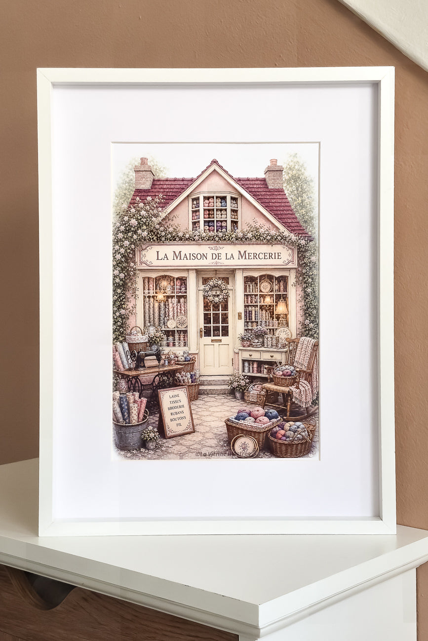 Affiche La Maison de la Mercerie - Format A4