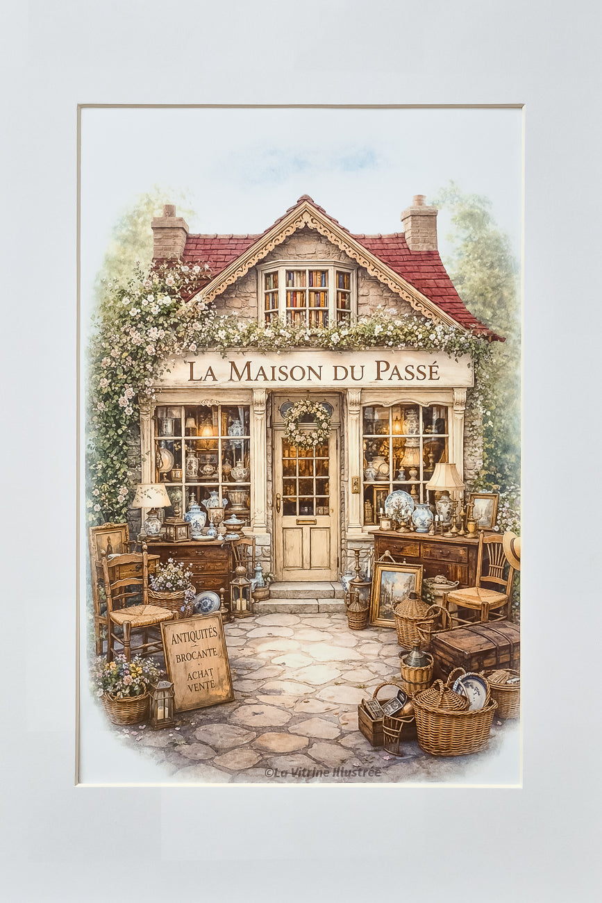 Affiche La Maison du Passé - Format A4