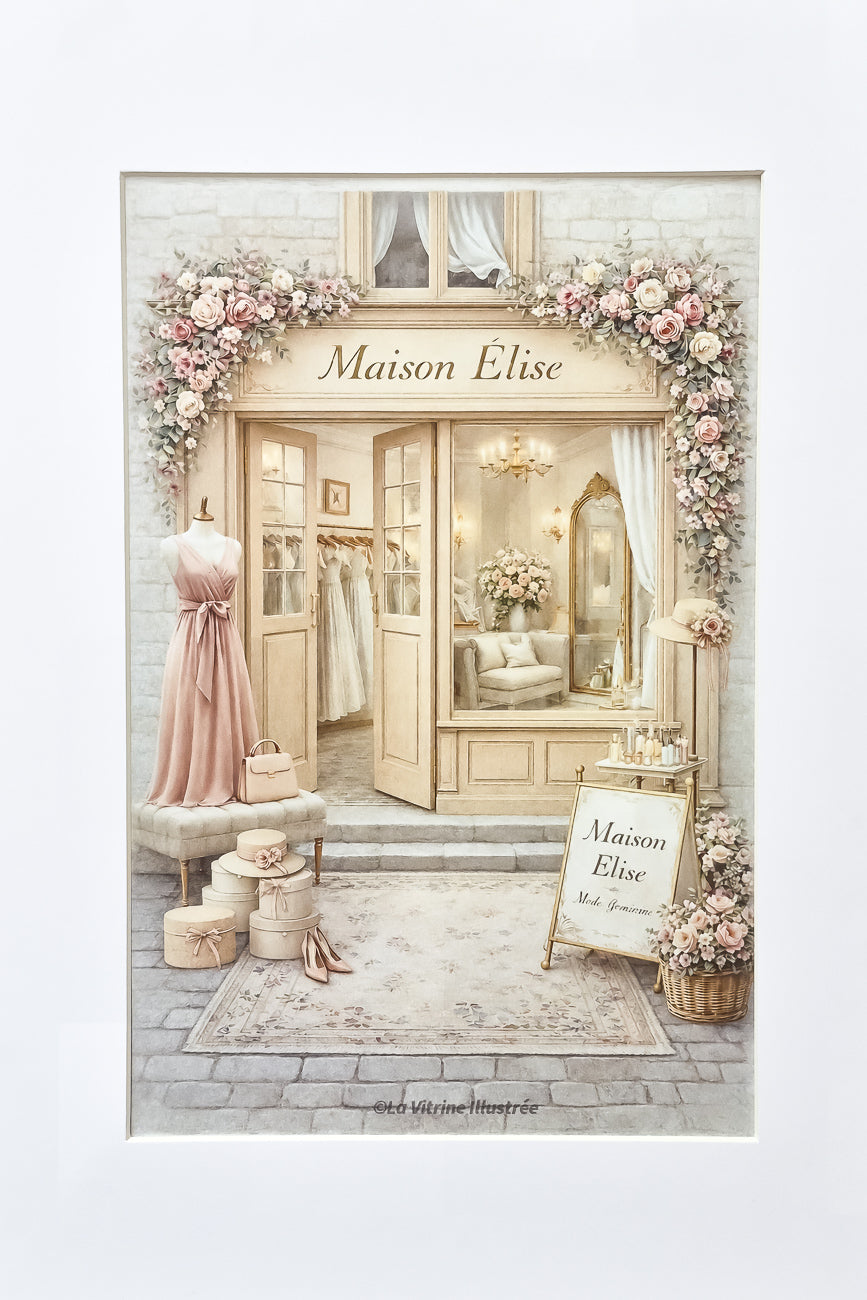 Affiche Maison Elise - Format A4