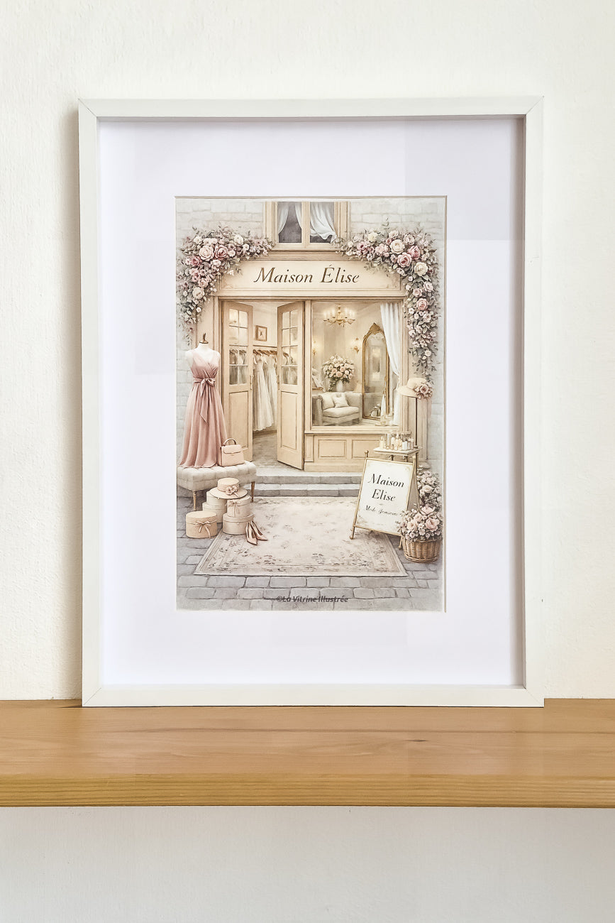 Affiche Maison Elise - Format A4