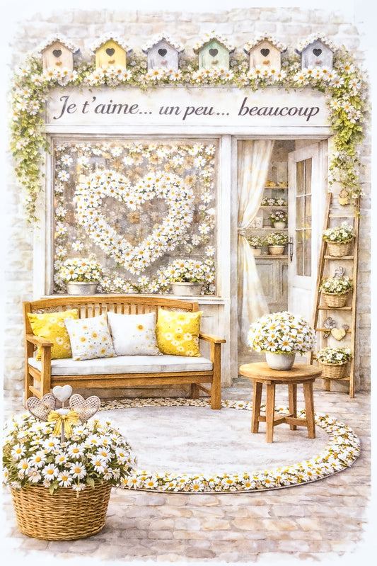 Affiche Je t'aime... un peu... beaucoup - Format A4