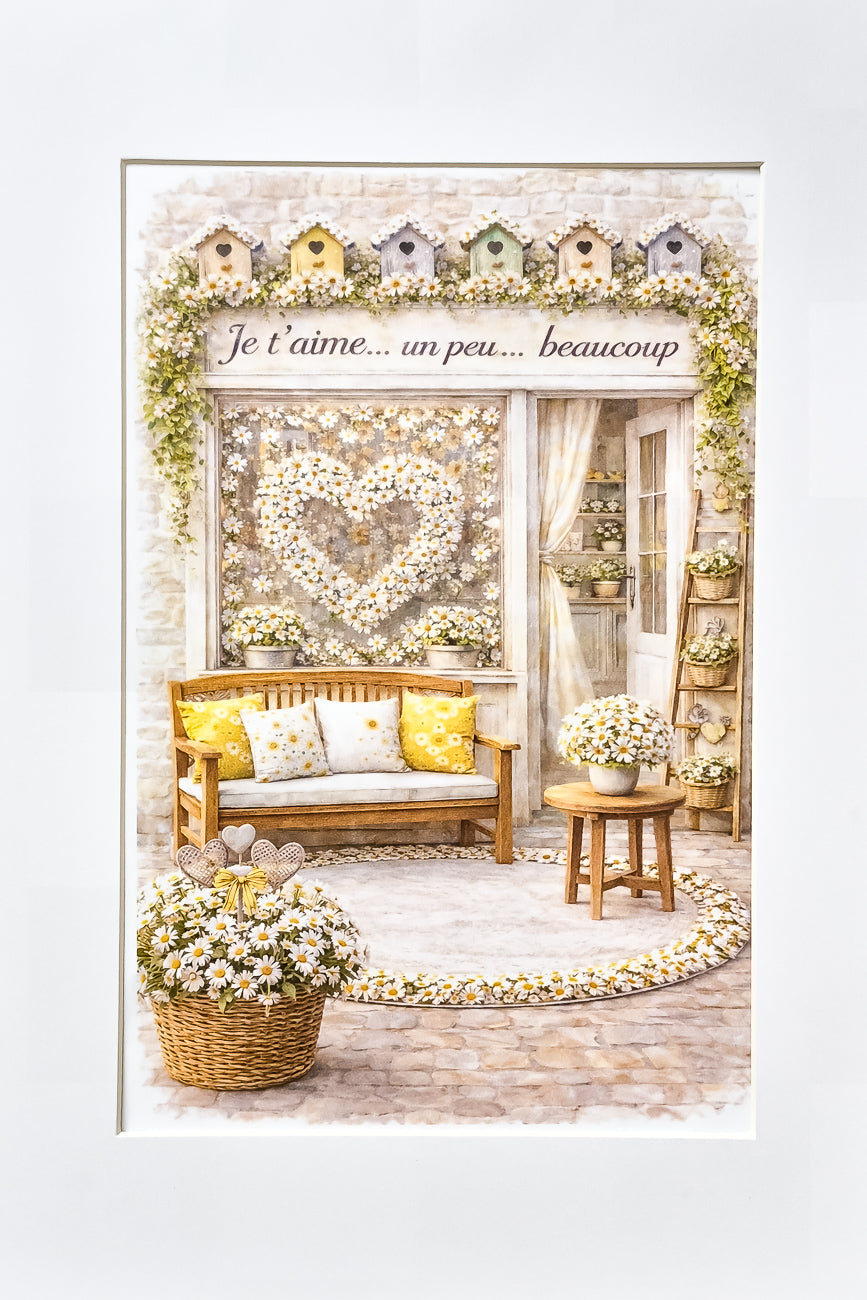 Affiche Je t'aime... un peu... beaucoup - Format A4