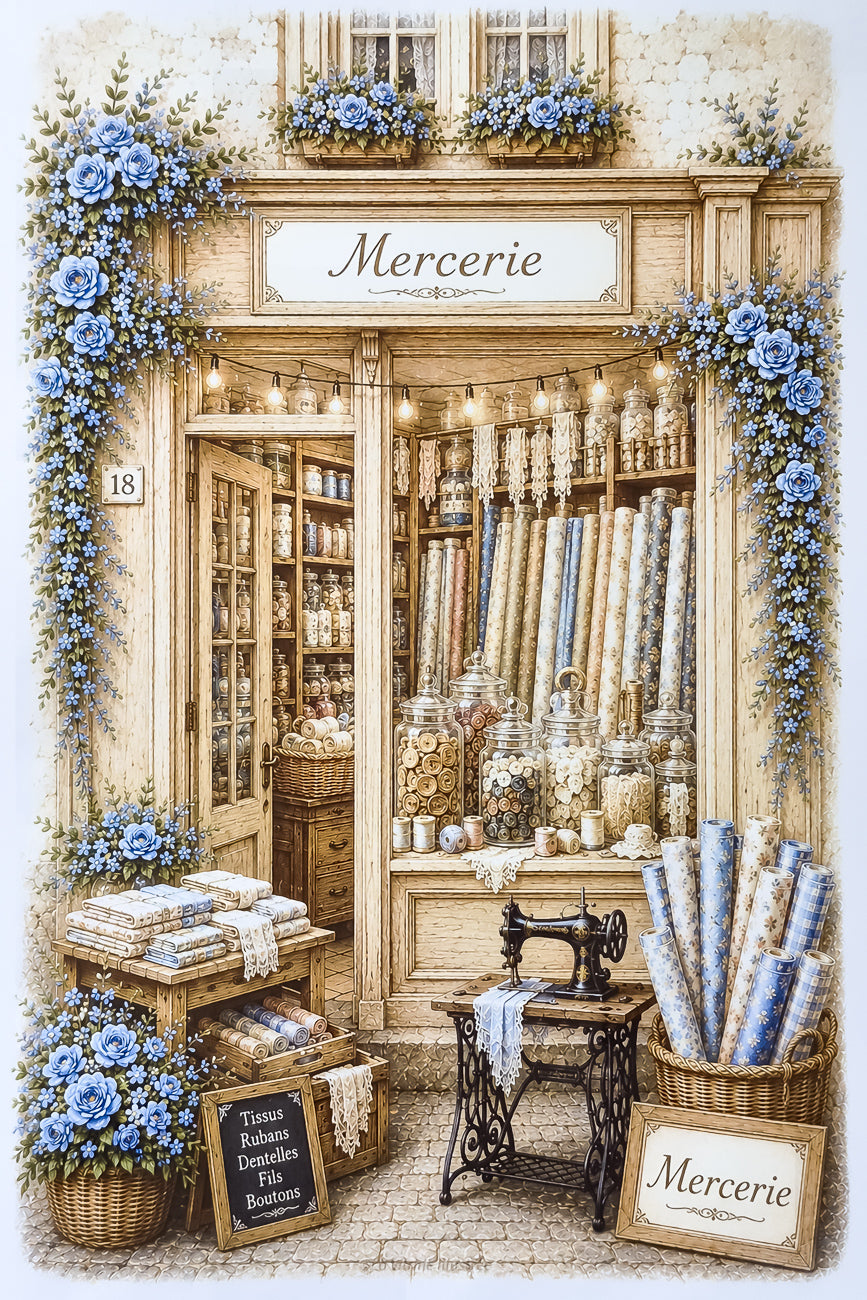 Affiche Mercerie 1 - Format A4