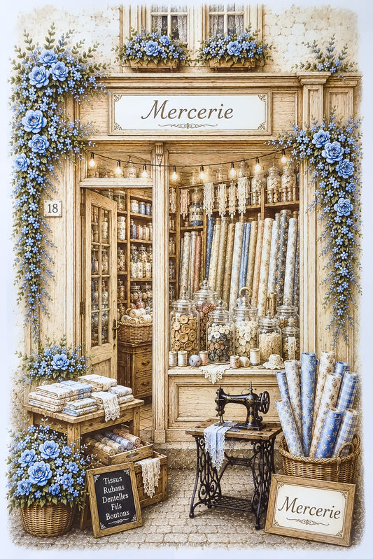 Affiche Mercerie 1 - Format A4