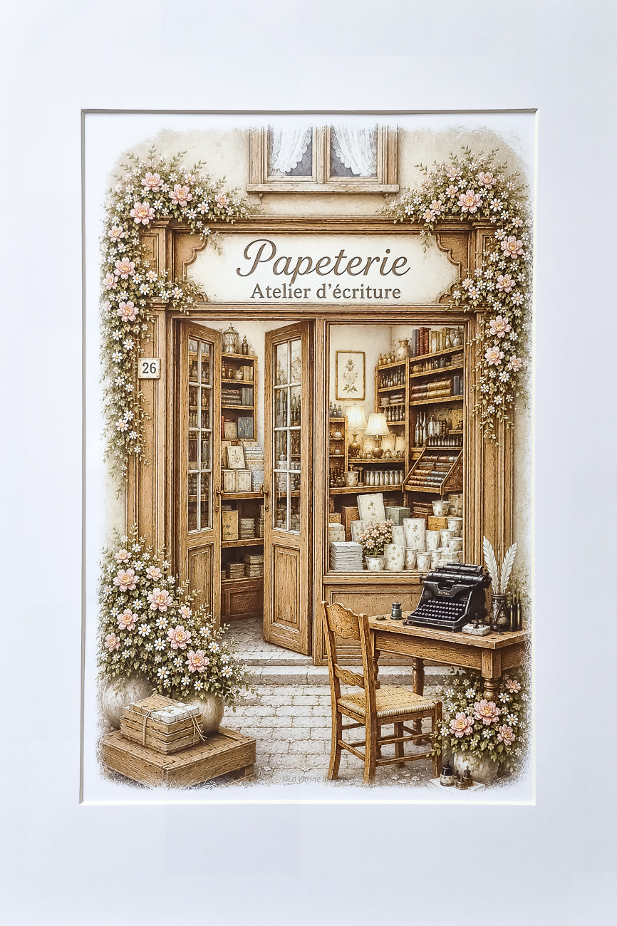 Affiche Papeterie - Atelier d'écriture - Format A4